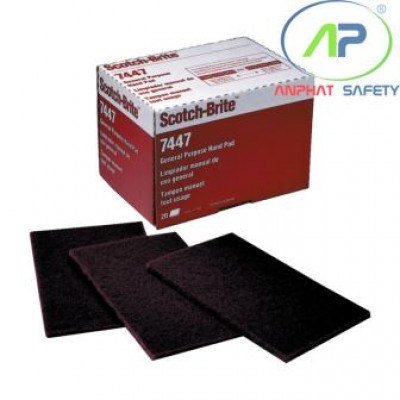 Giấy nhám ( giấy giáp xốp) Scotch Brite 3M 7447 